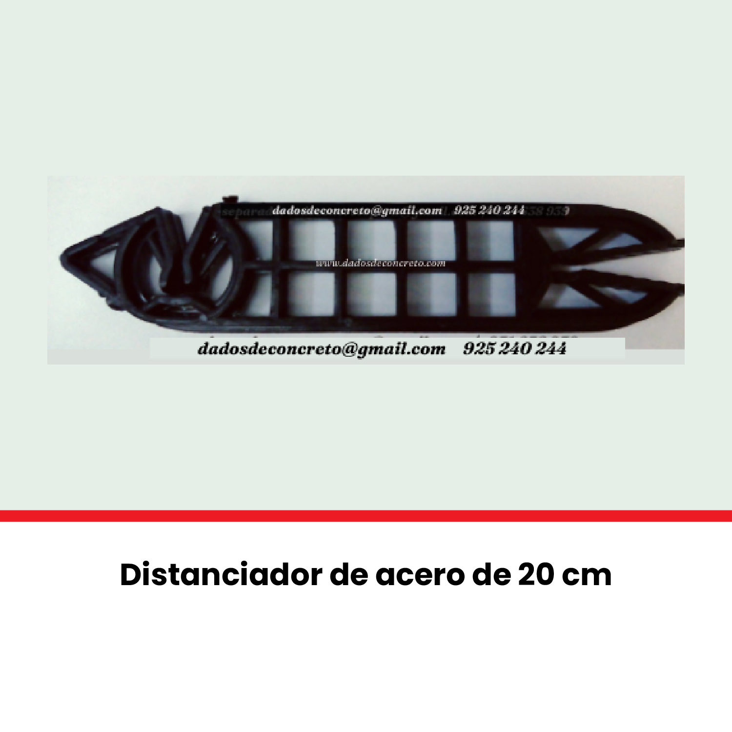 Imagen del producto DISTANCIADOR DE ACERO DOBLE MALLA